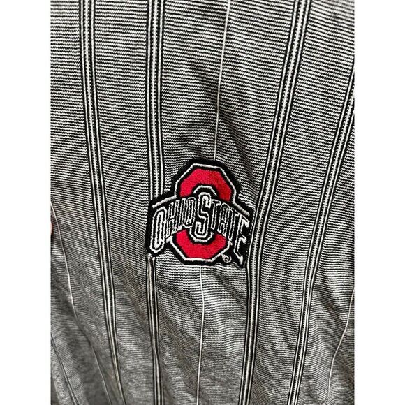 Ohio State Buckeyes Polo Mens XL Grey CS Crable Athleisure Golf Cotton Two Ply - Picture 4 of 8